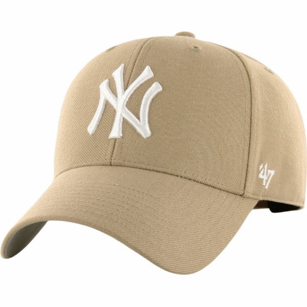 47brand Vlněná mikina  47 New York Yankees, celotmavě béž...