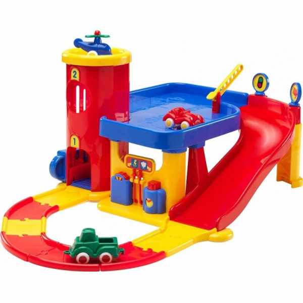 Viking Toys Viking City Garáž + koleje 5556