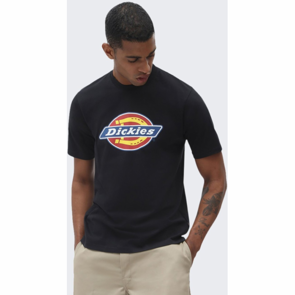Lee Černé tričko Dickies s logem Icon