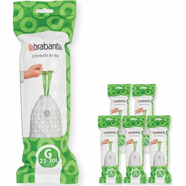 Brabantia Pytle na odpadky velikost G 23-30L 120 ks 6x20 ...