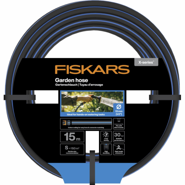 Fiskars Zahradní hadice FISKARS 13 mm 1/2 15 m, řada X, b...