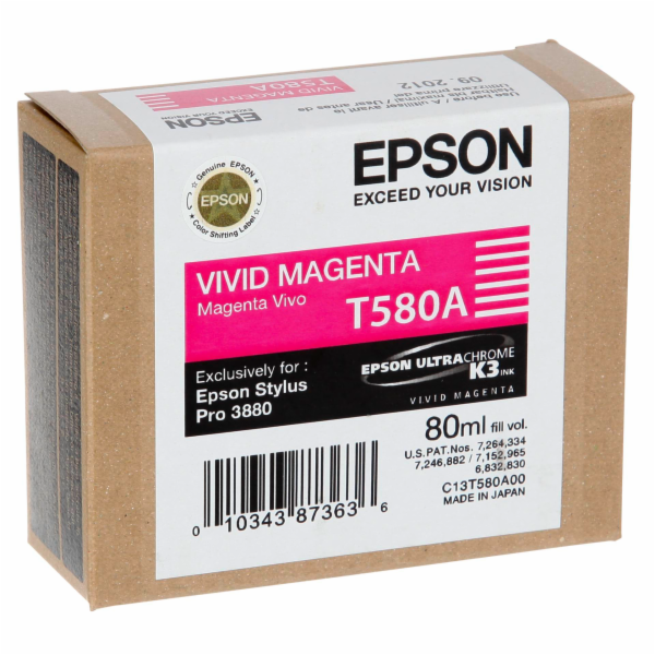 EPSON ink bar Stylus Pro 3880 - vivid magenta (80ml)