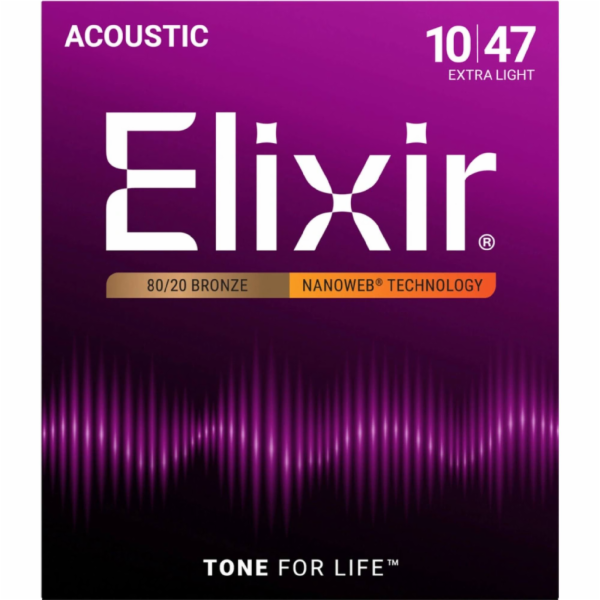 Elixir 11002 Extra Light NW - struny pro akustickou kytar...