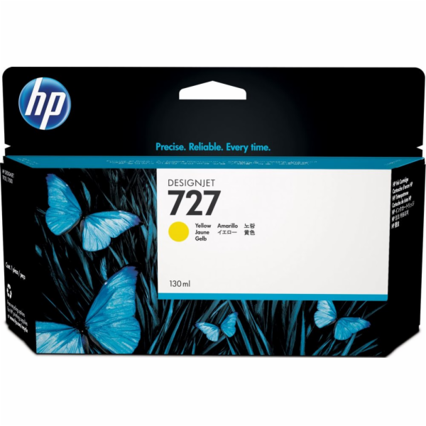 B3P21A Žltá atramentová kazeta HP 727 Designjet, 130 ml