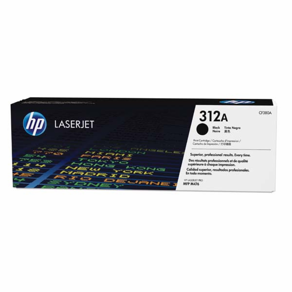 CF380A Čierna tonerová kazeta HP312A LaserJet