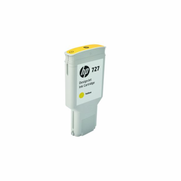 HP 727 300-ml Yellow DesignJet Ink Cartridge