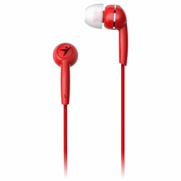 GENIUS headset HS-M320/ červený/ 4pin 3,5 mm jack