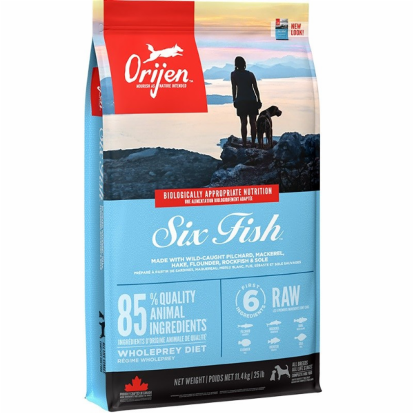 ORIJEN Six Fish - suché krmivo pro psy - 11,4kg