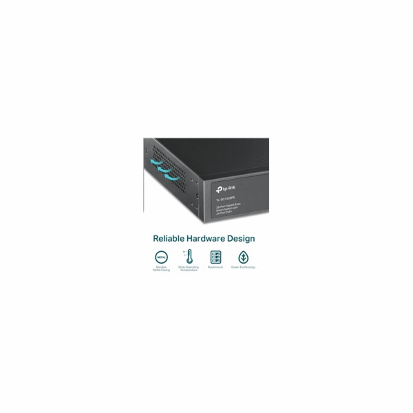 TP-Link Easy Smart switch TL-SG1428PE (26xGbE, 2xSFP, 24x...