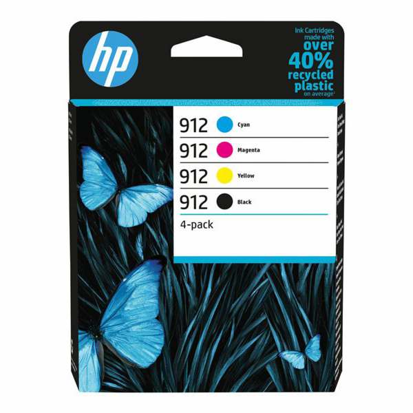 HP 912 CMYK Original Ink Cartridge 4-Pack (315 / 315 / 31...