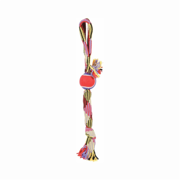 Zolux Rope hračka s tenisovým míčkem, laso 55 cm