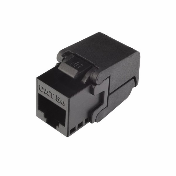 Solarix Samořezný keystone CAT5E UTP RJ45 černý SXKJ-5E-U...