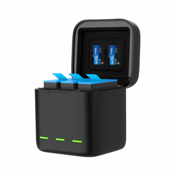 Telesin USB nabíječka pro 3x baterii pro Gopro Hero 9 Black