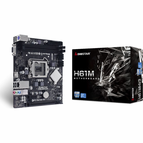 Biostar H61MHV3 základní deska Intel® H61 LGA 1155 (Socke...