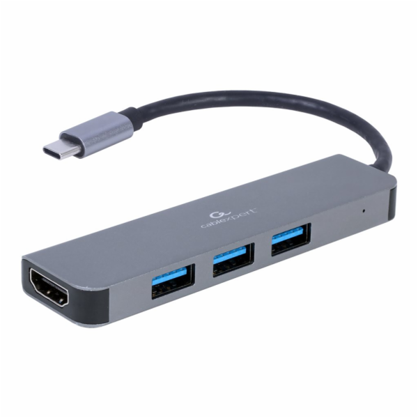 Gembird USB-C 2v1 multiport hub + HDMI