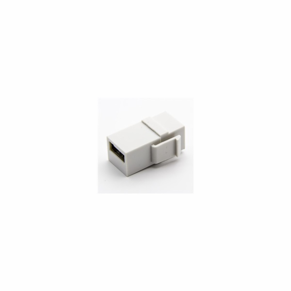 PremiumCord USB propojka USB2.0, pro instalaci do keyston...