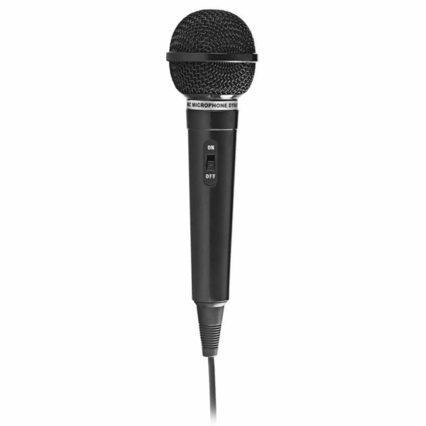 NEDIS kabelový mikrofon/ Kardioid/ pevný kabel 5m/ 80 Hz ...
