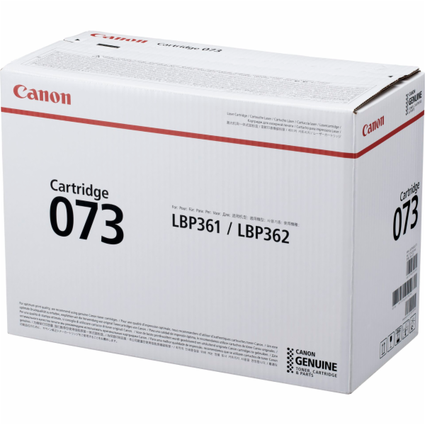Canon TONER 073 BK černý pro i-SENSYS LBP361dw (27 000 str.)