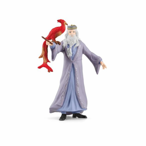 Hračka Schleich Harry Potter - Albus Brumbál a Fénix 