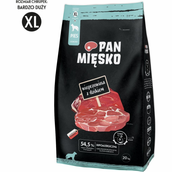 PAN MIESKO  Vepřové maso s divočákem XL - suchá smetana p...