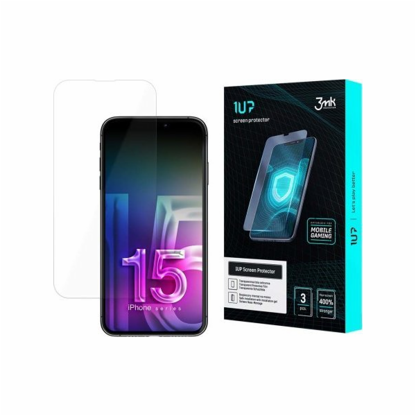 3mk ochranná folie 1UP pro Apple iPhone 15 (3ks)