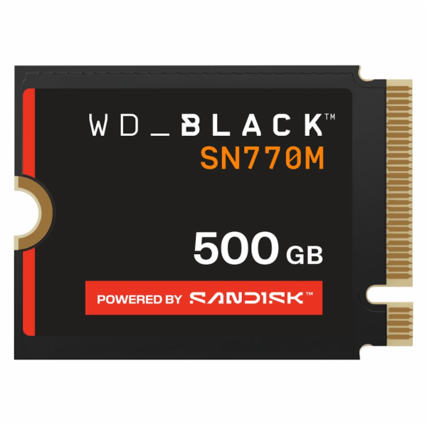 WD Black SN770M/500GB/SSD/M.2 NVMe/Černá/5R
