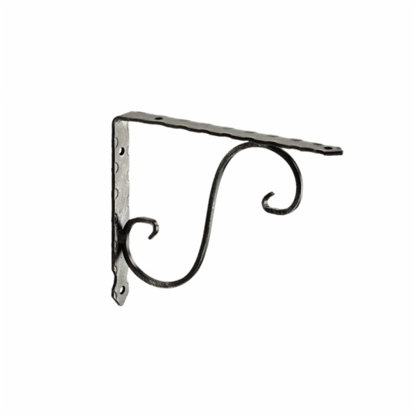 Policový držák Dolle Ornament, 115x150 mm, černý