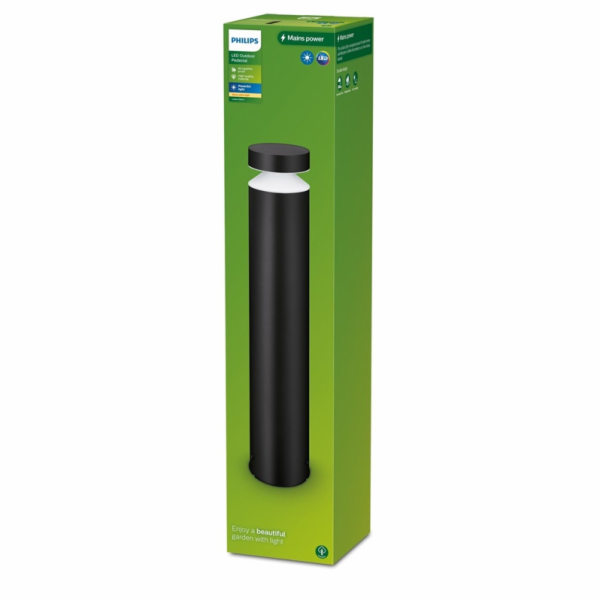 LED lampa PHILIPS LAVEN 929003362601, 6W, IP44, černá