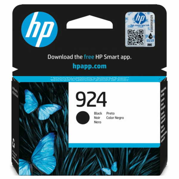 HP 924 BlackOriginal Ink Cartridge (500 pages)