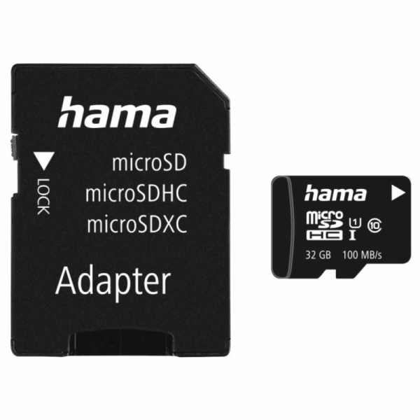 HAMA 124139 microSDHC 32 GB Class 10 UH
