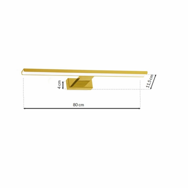LED nástěnné svítidlo DOMOLETTI MIK, 15 W, 4000 °K