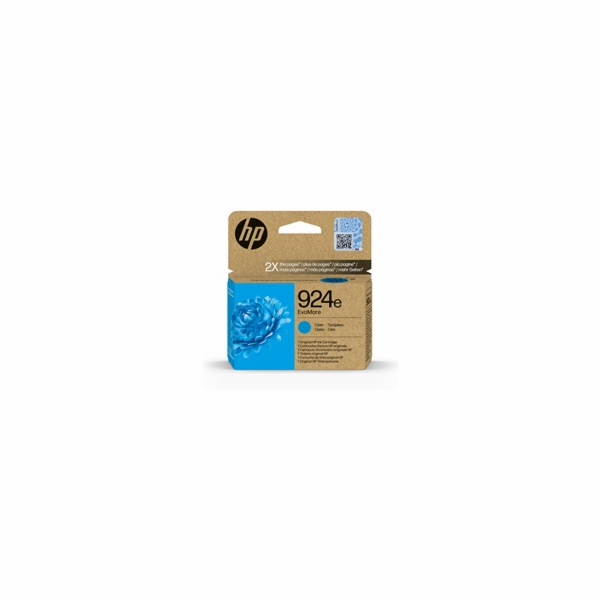 HP 924e EvoMore Cyan Original Ink Cartridge (800 pages)