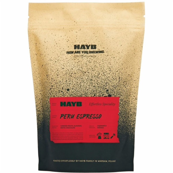 Kávová zrna HAYB HAYB - Peru Espresso 1kg
