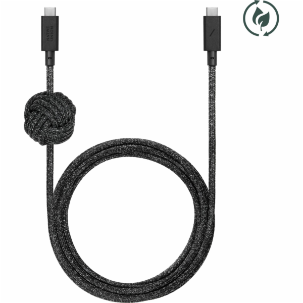 Kabel Native Union USB-C – USB-C 1,8 m černý (ACABLE-C-CO...