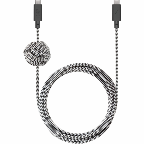Native Union kabel USB-C na USB-C 1,8 m černobílý (ACABLE...