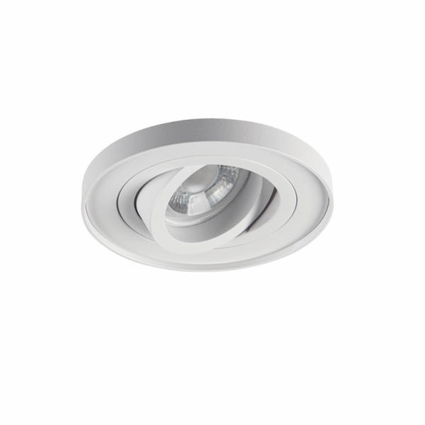 Zapuštěný Kanlux Tiny Bord, 10W, GU10, bílý