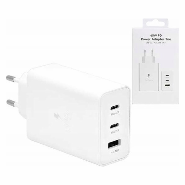 Vega Nabíječka ECOBOX PD NÁSTĚNNÁ NABÍJEČKA 2xUSB-C 1xUSB...