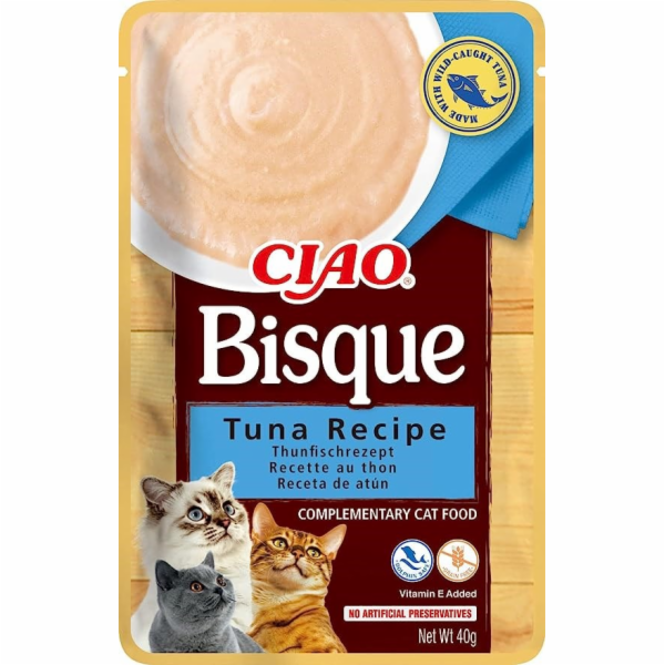 INABA Ciao Bisque Tuna Mono - pamlsek pro kočky - 40g