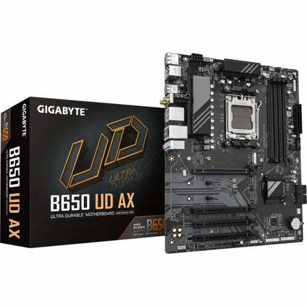 GIGABYTE B650 UD AX základní deska AMD B650 Zásuvka AM5 ATX