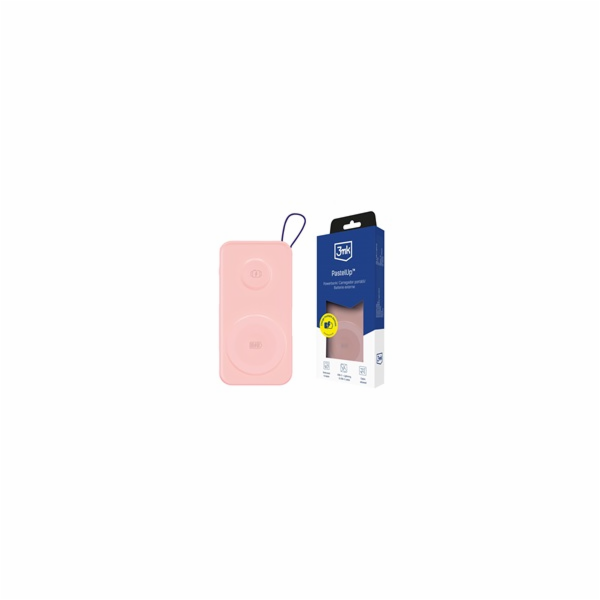 3mk PastelUp Powerbank 10,000mAh 22.5W USB 1A1C - Pink