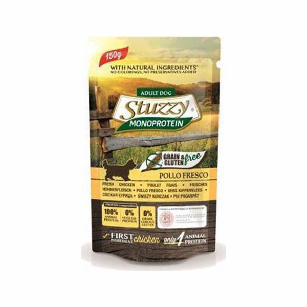 STUZZY Mono Chicken - vlhké krmivo pro psy - 150g