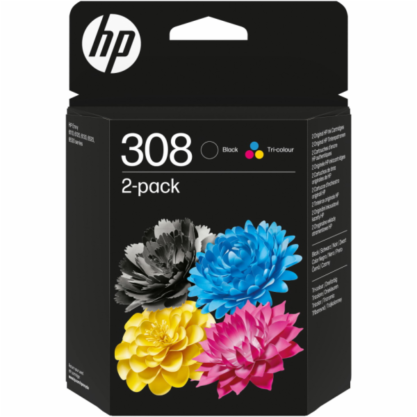 HP ink 6L6S6UE  HP 308  originální/HP or