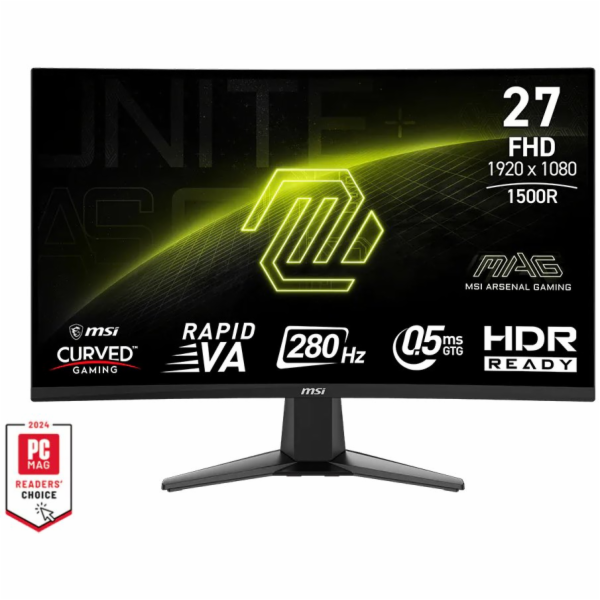 MSI MAG 276CXF Gaming monitor 27" zakřivený Rapid VA/FHD/...
