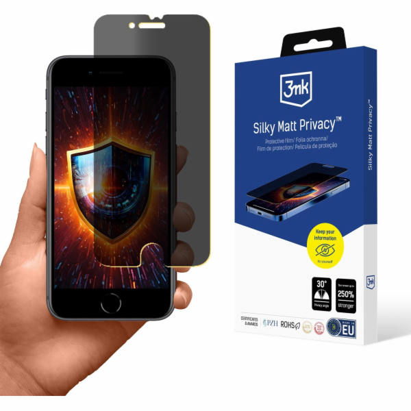 3mk ochranná folie Silky Matt Privacy pro Apple iPhone SE...
