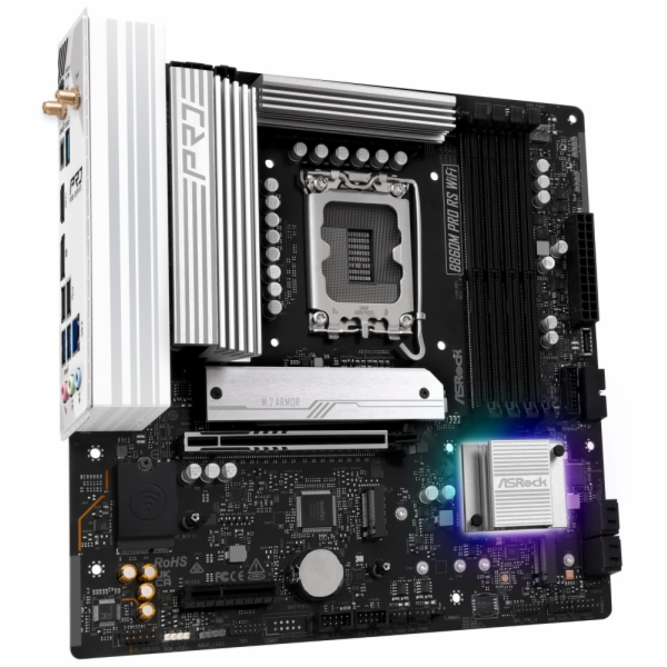 ASRock B860M Pro RS WiFi, základní deska