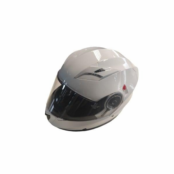 Moto přilba YM-925, XL (61-62 cm), bílá