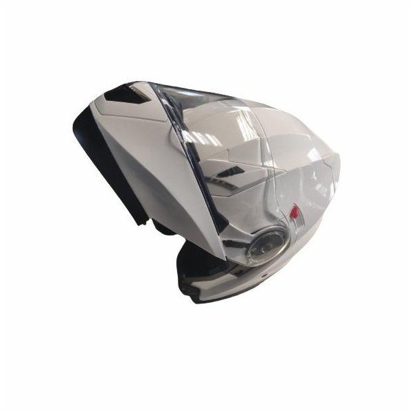 Moto přilba YM-925, L (59-60 cm), bílá
