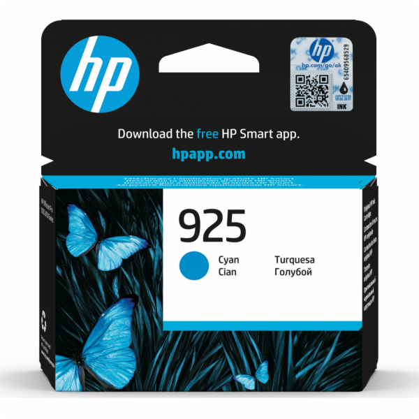 HP 925 - Azurová - originální - Officejet - inkoustová ca...