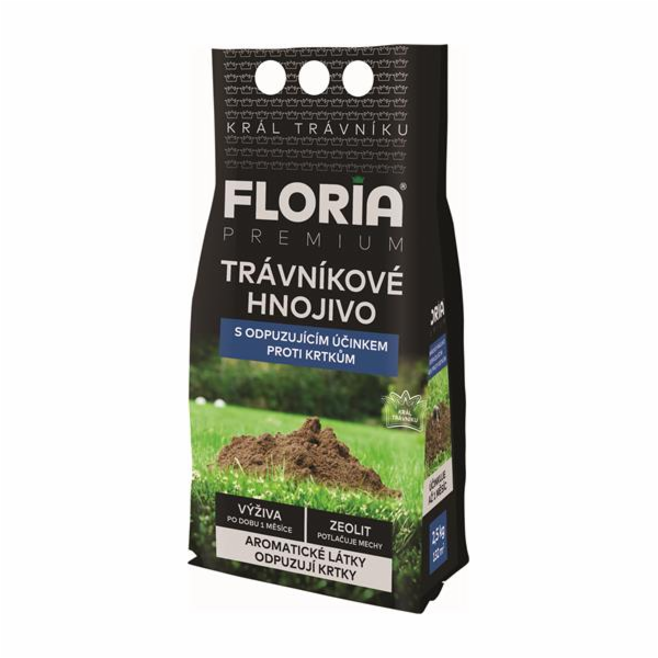 Hnojivo Agro Floria trávníkové s odpuzujícím účinkem prot...