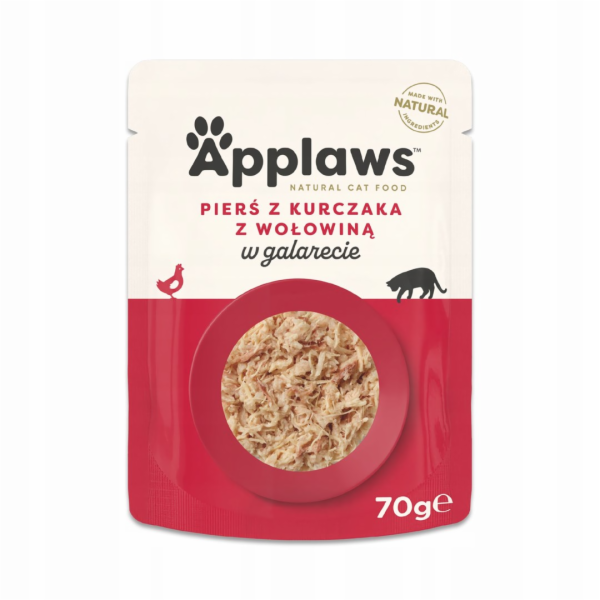 APPLAWS Chicken Breast with Beef in Jelly - mokré krmivo ...